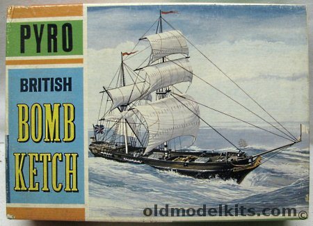 Pyro British Bomb Ketch, C256-100 plastic model kit